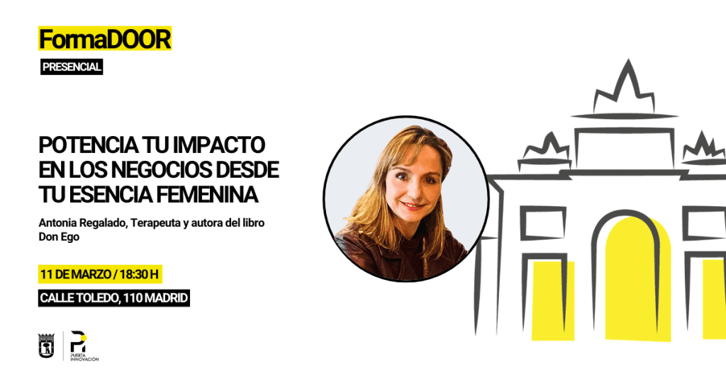 FLYER PUERTA INNOVACIÓN Potencia tu impacto en los negocios desde tu esencia femenina