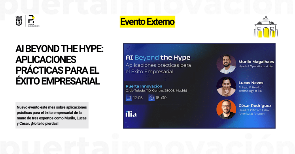 Flyer evento Aplicaciones prácticas para el éxito empresarial