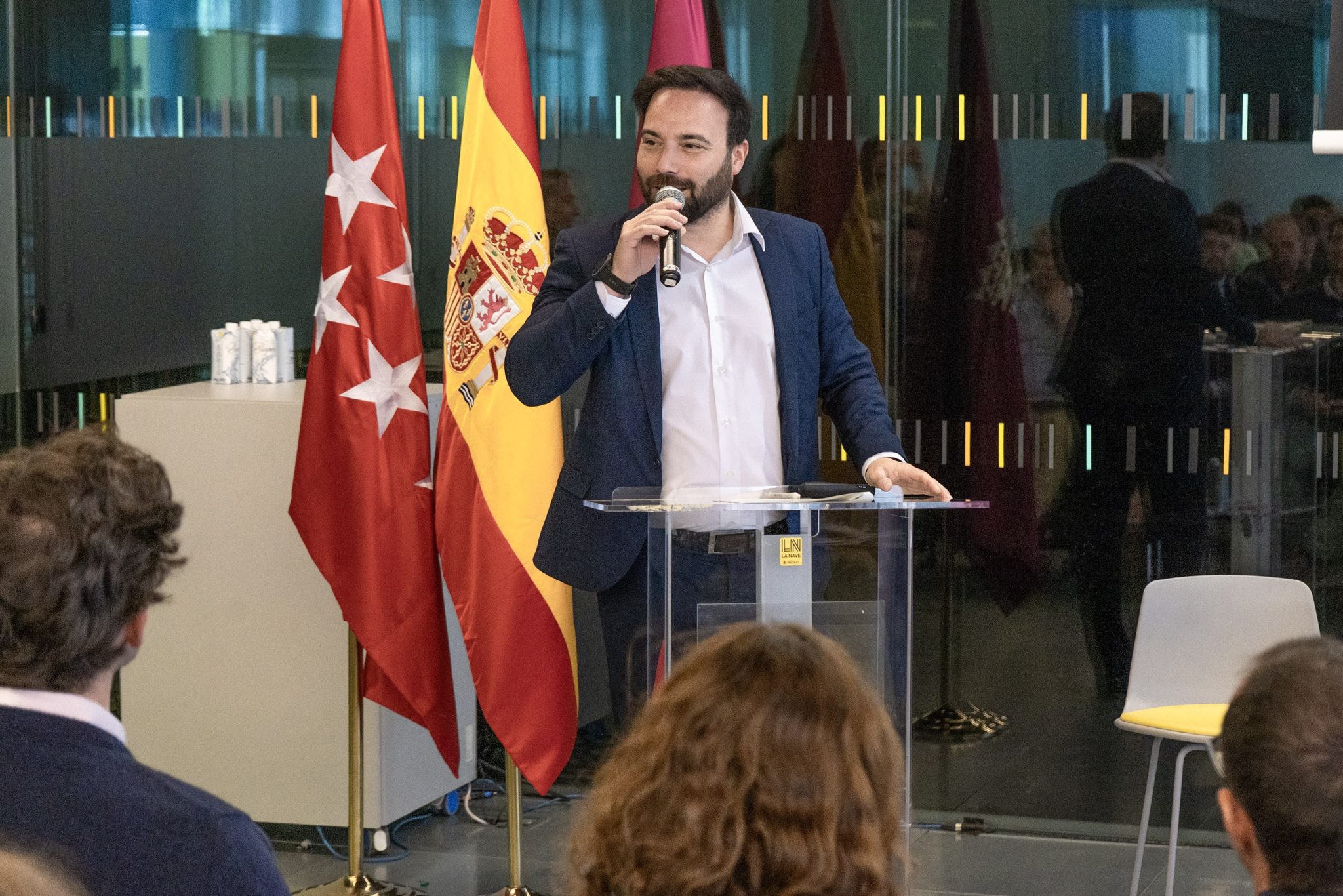 Concejal Ángel Niño en prsesentación DesafIA Madrid
